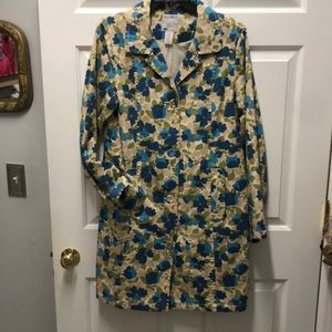 Old Navy Floral Trenchcoat